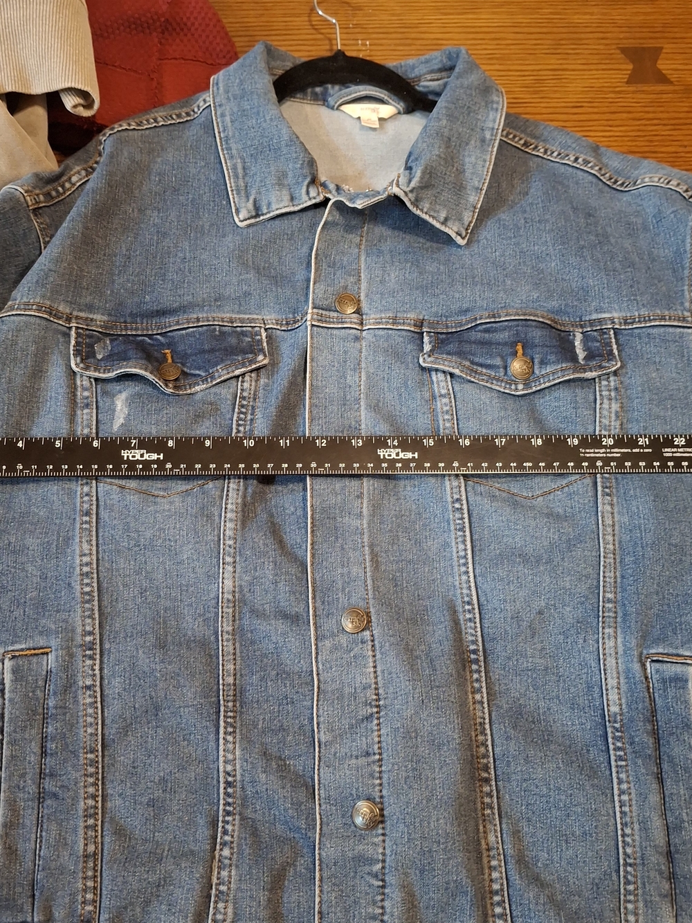 Terra & Sky Light Blue Denim Jacket - Plus - Picture 11 of 15